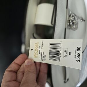 Michael Kors Medium Hamilton Optic White Satchel